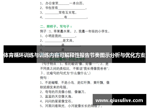 体育循环训练与训练内容可解释性报告节奏图示分析与优化方案